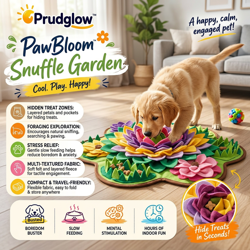Prudglow™ PawBloom Snuffle Garden